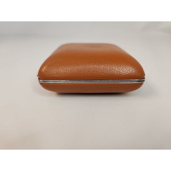 Vintage Phinney-Walker Folding Travel Alarm Clock  Japan Leather Case - Picture 11 of 16